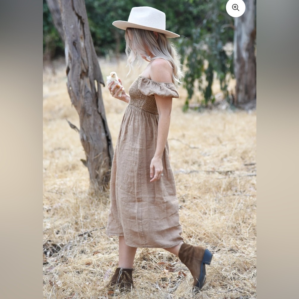 Beachwood Baby linen Menorca Dress